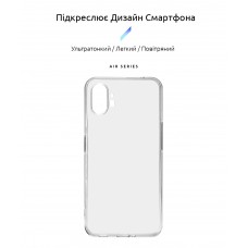 Чехол накладка ArmorStandart TPU Air для Nothing Phone (1) Clear (ARM63319)