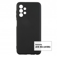 Чехол накладка TPU Armorstandart Matte Slim Fit для Samsung A13 4G (A135) Camera Cover Black (ARM63337)
