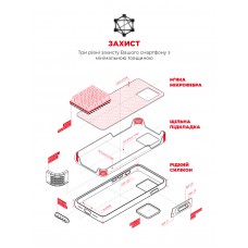 Чехол накладка TPU Armorstandart ICON2 для Apple iPhone 14 Red (ARM63594)