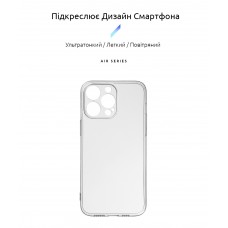 Чехол накладка TPU Armorstandart Air Series для Apple iPhone 14 Pro Max Camera cover Transparent (ARM64029)