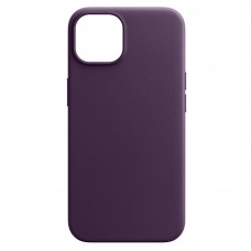 Чехол накладка PU Armorstandart FLAKE Leather для Apple iPhone 14 Dark Cherry (ARM64392)