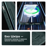 Чехол накладка PU Armorstandart FLAKE Leather для Apple iPhone 14 Shirt Green (ARM64393) Чехол накладка PU Armorstandart FLAKE Leather для Apple iPhone 14 Shirt Green (ARM64393)