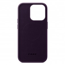Чехол накладка PU Armorstandart FLAKE Leather для Apple iPhone 14 Pro Dark Cherry (ARM64398)