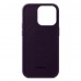 Чехол накладка PU Armorstandart FLAKE Leather для Apple iPhone 14 Pro Dark Cherry (ARM64398)