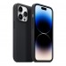 Чехол накладка PU Armorstandart FAKE Leather для Apple iPhone 14 Pro Max Black (ARM64400)