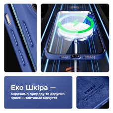 Чехол накладка PU Armorstandart FLAKE Leather для Apple iPhone 14 Pro Wisteria (ARM64460)