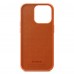 Чехол накладка PU Armorstandart FLAKE Leather для Apple iPhone 14 Pro Golden Brown (ARM64461)