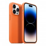 Чехол накладка PU Armorstandart FLAKE Leather для Apple iPhone 14 Pro Golden Brown (ARM64461)