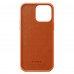 Чехол накладка PU Armorstandart FLAKE Leather для Apple iPhone 14 Pro Max Golden Brown (ARM64463)