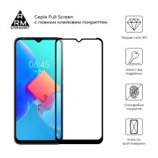 Защитное стекло ArmorStandart Full Glue для Tecno Spark 8C (KG5k) Black (ARM64523)