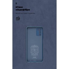 Чехол накладка TPU Armorstandart ICON для Samsung A03s Dark Blue (ARM64527)