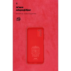 Чехол накладка TPU Armorstandart ICON для Samsung A03s Red (ARM64528)