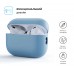 Чехол Armorstandart TPU Silicone для кейса наушников Apple Airpods Pro 2 Light Blue (ARM64535)
