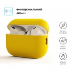 Чехол Armorstandart TPU Silicone для кейса наушников Apple Airpods Pro 2 Yellow (ARM64537)