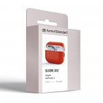 Чехол Armorstandart TPU Silicone для кейса наушников Apple Airpods Pro 2 Orange (ARM64539)