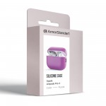 Чехол Armorstandart TPU Silicone для кейса наушников Apple Airpods Pro 2 Purple (ARM64540)