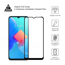 Защитное стекло ArmorStandart Full Glue для Tecno Spark 9 Pro (KH7n) Black (ARM64651)