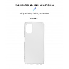 Чехол накладка TPU Armorstandart Air Series для Samsung A03s (A037) Transparent (ARM64661)