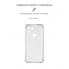 Чехол накладка ArmorStandart TPU Air Force для Xiaomi Redmi A1+ / A2+ / Poco C50 Cam cov Transparent (ARM64865)