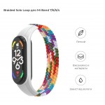 Ремінець ArmorStandart Braided Solo Loop для Xiaomi Mi Band 7/6/5/4 Pride Edition size M (ARM64940)
