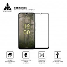 Защитное стекло ArmorStandart Pro для Nokia C31 Black (ARM64946)