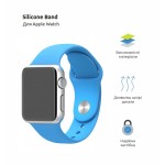 Ремешок TPU ArmorStandart Sport (3 Straps) для Apple Watch 42/44/45/49mm Blue (ARM65089) Ремешок TPU ArmorStandart Sport (3 Straps) для Apple Watch 42/44/45/49mm Blue (ARM65089)
