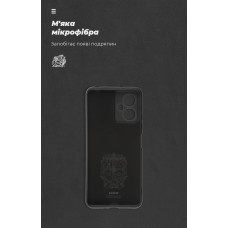 Чехол накладка ArmorStandart TPU ICON для Xiaomi Redmi Note 12 5G Camera cover Black (ARM65192)