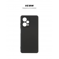 Чехол накладка ArmorStandart TPU ICON для Xiaomi Redmi Note 12 Pro+ 5G Camera cover Black (ARM65211)