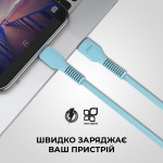 Кабель ArmorStandart AR88 Type-C-Lightning 3A 1m Blue (ARM65288)