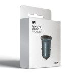 Автомобильное зарядное устройство ArmorStandart 1USB 1Type-C PD20W 3A QC 3.0 Grey (ARM65439)