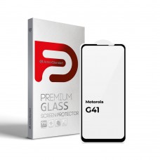 Защитное стекло ArmorStandart Full Glue для Motorola G41 Black (ARM65485)
