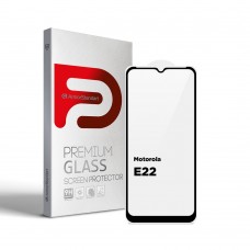 Защитное стекло ArmorStandart Full Glue для Motorola E22 Black (ARM65551)