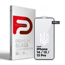 Защитное стекло ArmorStandart Pro 3D LE для Apple iPhone 14 / 13 / 13 Pro Black (ARM65654)