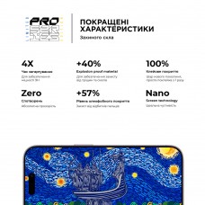 Защитное стекло ArmorStandart Pro 3D LE для Apple iPhone 14 Pro Max Black (ARM65656)