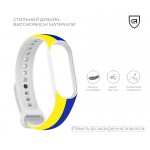 Ремешок TPU ArmorStandart для Xiaomi Mi Band 4/3 Blue Yellow (ARM65667)