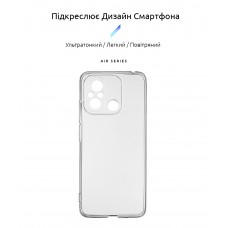 Чехол накладка ArmorStandart TPU Air Series для Xiaomi Redmi 12С / 11A Camera cover Transparent (ARM65964)