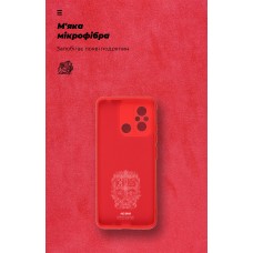 Чехол накладка ArmorStandart TPU ICON для Xiaomi Redmi 12С / 11A Camera cover Red (ARM65966)