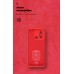 Чехол накладка ArmorStandart TPU ICON для Xiaomi Redmi 12С / 11A Camera cover Red (ARM65966)