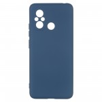 Чехол накладка ArmorStandart TPU ICON для Xiaomi Redmi 12С / 11A Camera cover Dark Blue (ARM65967)