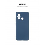 Чехол накладка ArmorStandart TPU ICON для Xiaomi Redmi 12С / 11A Camera cover Dark Blue (ARM65967)