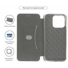 Чехол книжка ArmorStandart PU G-Case для Xiaomi Redmi 12С / 11A Black (ARM65969)