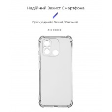 Чехол накладка ArmorStandart TPU Air Force для Xiaomi Redmi 12С / 11A Cam сov Transparent (ARM65970)