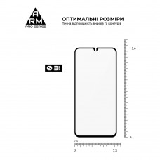 Защитное стекло ArmorStandart Pro для Samsung A34 5G (A346) Black (ARM66207)