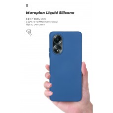 Чехол накладка ArmorStandart TPU ICON для Oppo A58 4G Dark Blue (ARM66474)