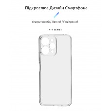 Чехол накладка ArmorStandart TPU Air Series для Xiaomi Redmi 12 4G Camera cover Transparent (ARM66530)