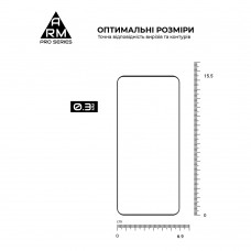 Защитное стекло ArmorStandart Pro для Oppo Reno7 Black (ARM66553)