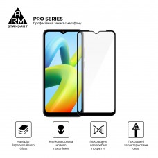 Защитное стекло ArmorStandart Pro для Xiaomi Redmi A2 / A2+ Black (ARM66569)