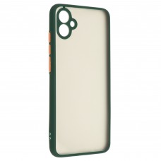 Чехол накладка ArmorStandart PC Frosted Matte для Samsung A04e / M04 / F04 Dark Green (ARM66702)