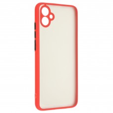 Чехол накладка ArmorStandart PC Frosted Matte для Samsung A04e / M04 / F04 Red (ARM66704)