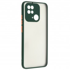 Чехол накладка ArmorStandart PC Frosted Matte для Xiaomi Redmi 10C Dark Green (ARM66734)